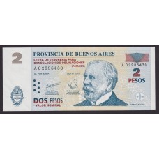 ARGENTINA EC. 212 BONO BILLETE DE EMERGENCIA